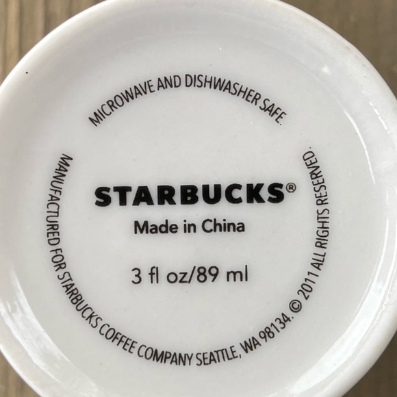 Starbucks Global Icon Series 2011 France Demitasse Espresso Mug - Picture 8 of 9